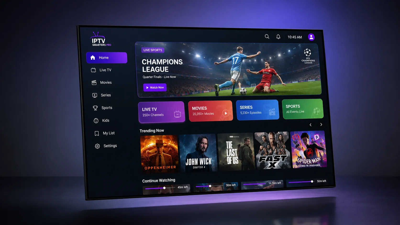 IPTV buffering fix guide showing network diagnostic steps and player app buffer settings to resolve streaming interruptions
